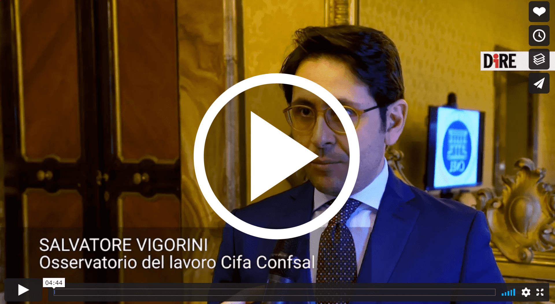 IntervistaVigorini Agenzia DIRE 1